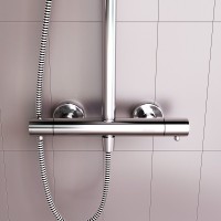 Душевая система Damixa Option DX218092000, термостатическая, хром