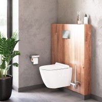 Подвесной унитаз Damixa Apollo, безободковый, крышка-сиденье микролифт, белый, DX22C1700SC