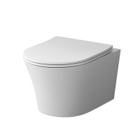 Подвесной безободковый унитаз Damixa Skyline DX35C1700SC, крышка микролифт
