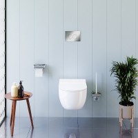 Подвесной унитаз Damixa Scandinavian Pure, безободковый, крышка-сиденье микролифт, белый, DX36C1701SC