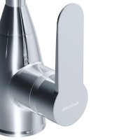 Полимерный смеситель для кухни Damixa Neptune DX408000000, хром
