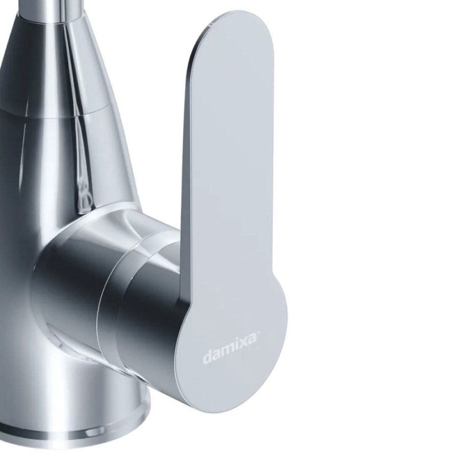 Полимерный смеситель для кухни Damixa Neptune DX408000000, хром