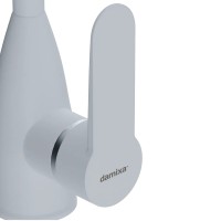 Полимерный смеситель для кухни Damixa Neptune DX408000200, белый матовый
