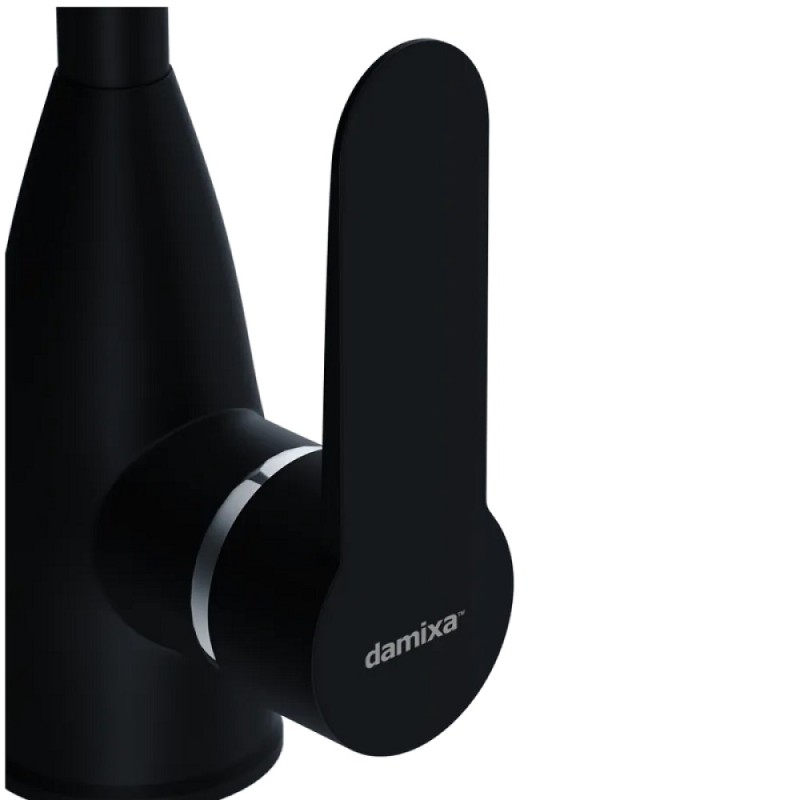Полимерный смеситель для кухни Damixa Neptune DX408000300, черный матовый