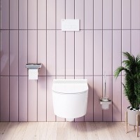 Подвесной унитаз Damixa Jupiter DX77C1700SC, безободковый, крышка-сиденье микролифт, белый