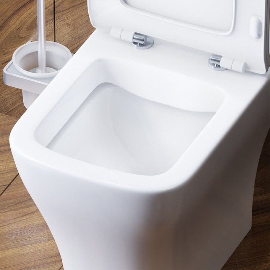 Унитаз-компакт Damixa Titan DX78C8600SC, безободковый, с сиденьем микролифт, белый