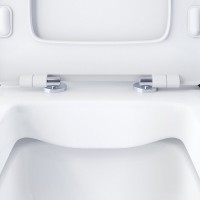 Унитаз-компакт Damixa Titan DX78C8600SC, безободковый, с сиденьем микролифт, белый