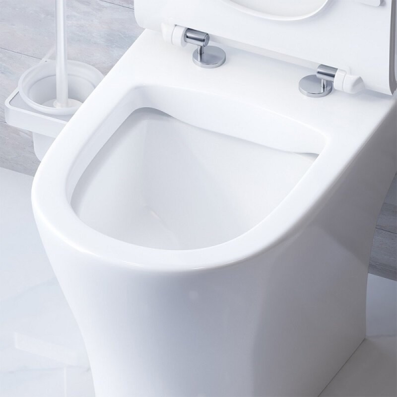 Унитаз-компакт Damixa Sirius DX86C8600SC безободковый, с сиденьем микролифт, белый