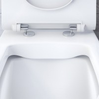 Унитаз-компакт Damixa Sirius DX86C8600SC безободковый, с сиденьем микролифт, белый