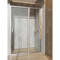 Душевая дверь в нишу Orange E02-130TCR, 130 х 190 см, стекла прозрачные, профиль хром
