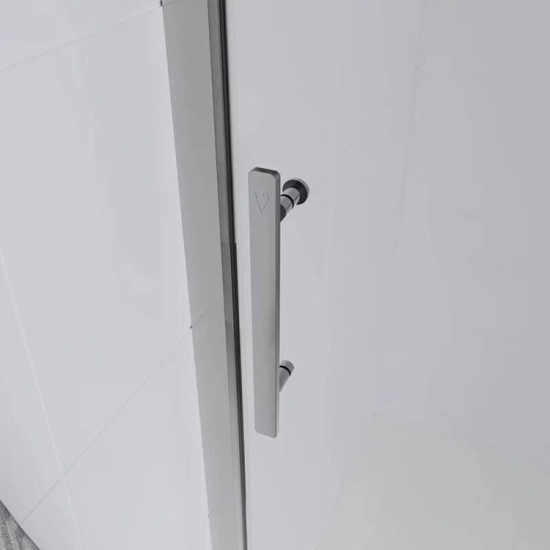 Душевая дверь в нишу Veconi Evo 100 CH E1-CH-150-01-C9, 150 см, стекло прозрачное, профиль хром