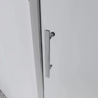 Душевая дверь в нишу Veconi Evo 100 CH E1-CH-170-01-C9, 170 см, стекло прозрачное, профиль хром