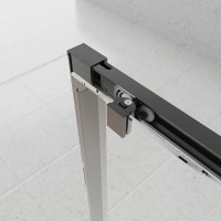 Душевой уголок Veconi Evo 100SP GR, E1-SP-GR-17090-12-C9, 170 x 90 см, стекло тонированное, профиль графит брашинг