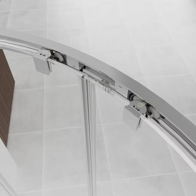 Душевой уголок Veconi Evo 200 CH, E2-CH-9090-01-C9, 90 x 90 см, стекло прозрачное, профиль хром