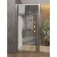 Душевой уголок Orange E23-16090TCR, 160 x 90 см, без поддона, стекло прозрачное, профиль хром