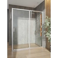 Душевой уголок Orange E23-16090TCR, 160 x 90 см, без поддона, стекло прозрачное, профиль хром