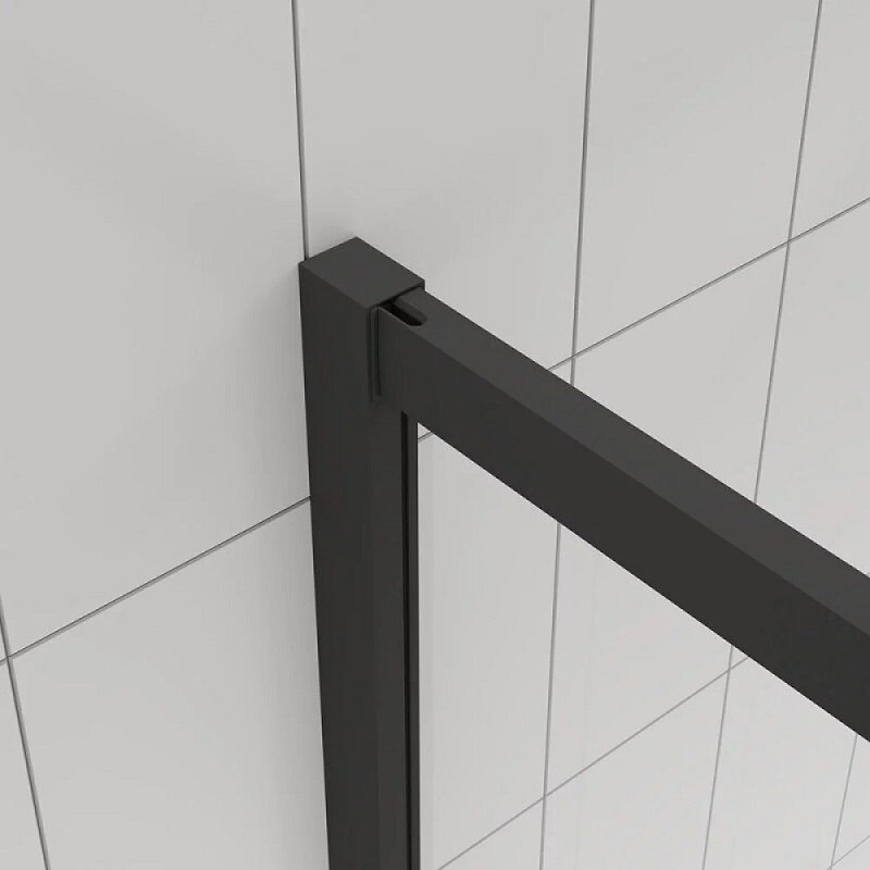 Душевой уголок Veconi Evo 300 B, E3-B-12090-01-C9, 120 x 90 см, стекло прозрачное, профиль черный матовый