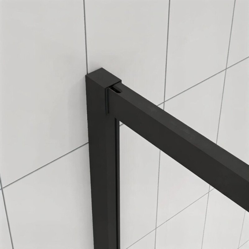 Душевой уголок Veconi Evo 300 B, E3-B-12090-12-C9, 120 x 90 см, стекло тонированное матовое, профиль черный матовый