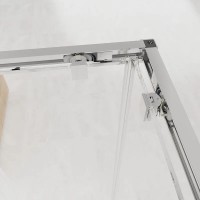 Душевой уголок Veconi Evo 300 CH, E3-CH-11080-01-C9, 110 x 80 см, стекло прозрачное, профиль хром