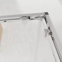 Душевой уголок Veconi Evo 300 CH, E3-CH-9090-01-C9, 90 x 90 см, стекло прозрачное, профиль хром