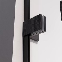 Душевой уголок Veconi Evo 300 GR, E3-GR-10090-01-C9, 100 x 90 см, стекло прозрачное, профиль графит брашинг