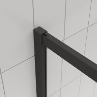 Душевой уголок Veconi Evo 300 GR, E3-GR-12090-01-C9, 120 x 90 см, стекло прозрачное, профиль графит брашинг