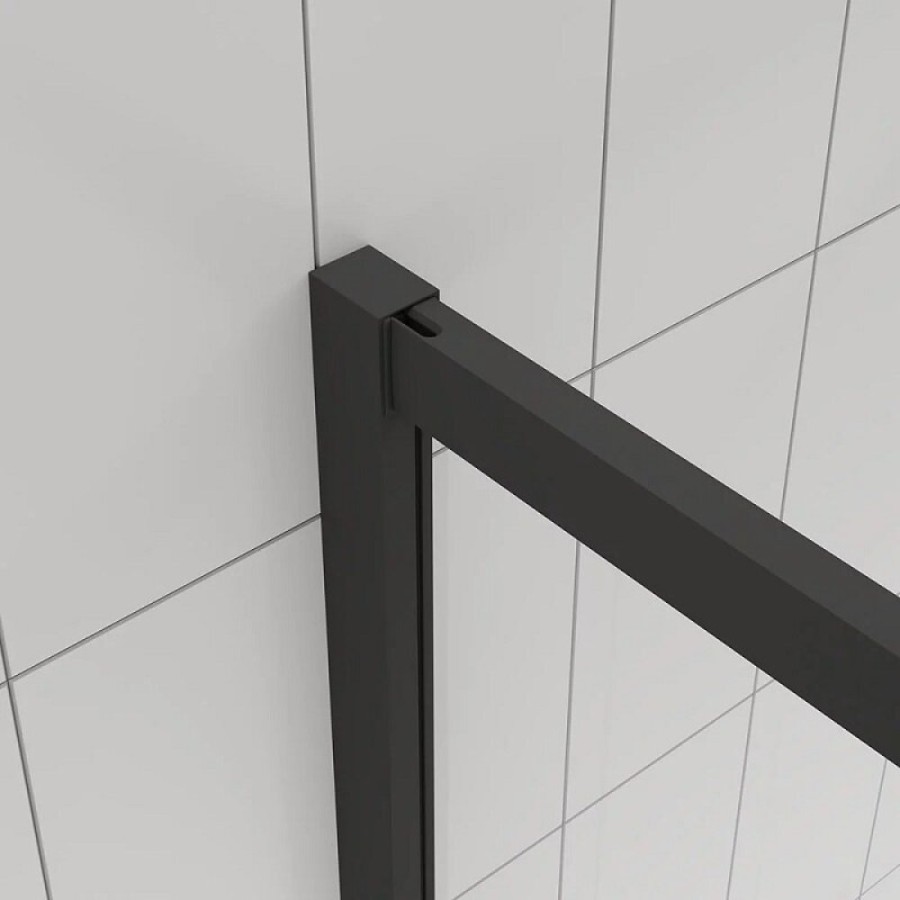 Душевой уголок Veconi Evo 300 GR, E3-GR-8080-01-C9, 80 x 80 см, стекло прозрачное, профиль графит брашинг