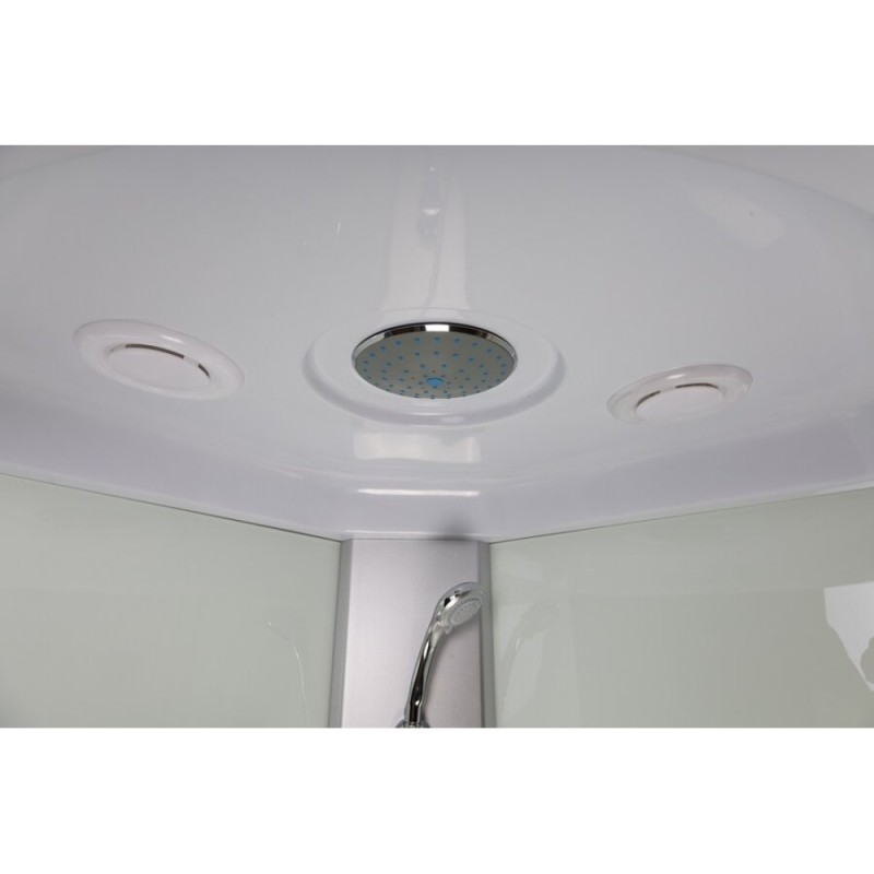 Душевая кабина Niagara Eco E80/13/MT, 80 х 80 см, с крышей, стекло матовое, профиль хром