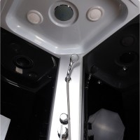 Душевая кабина Niagara Eco E80/13/TN, 80 х 80 см, с крышей, стекло тонированное, профиль хром