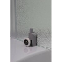 Душевая кабина Niagara Eco E80/40/MT/BK, 80 x 80, без крыши, стекло матовое, профиль серебро