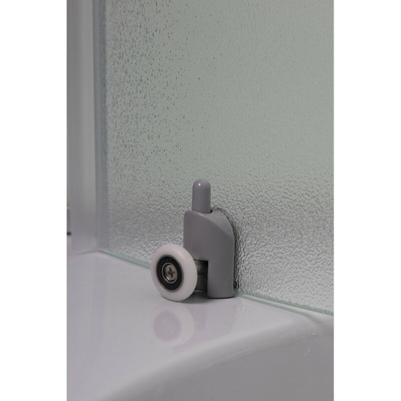 Душевая кабина Niagara Eco E80/40/MT/BK, 80 x 80, без крыши, стекло матовое, профиль серебро