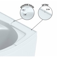 Душевая кабина Niagara Eco E80/40/MT/BK, 80 x 80, без крыши, стекло матовое, профиль серебро