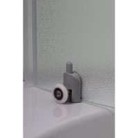 Душевая кабина Niagara Eco E90/13/MT/BK, 90 х 90 см, без крыши, стекло матовое, профиль хром