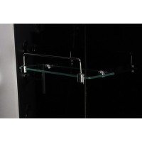 Душевая кабина Niagara Eco E90/26Q/TN/BK, 90 х 90 см, без крыши, стекло тонированное, профиль хром