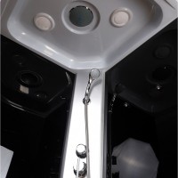 Душевая кабина Niagara Eco E90/40/TN, 90 х 90 см, с крышей, стекло тонированное, профиль серебро