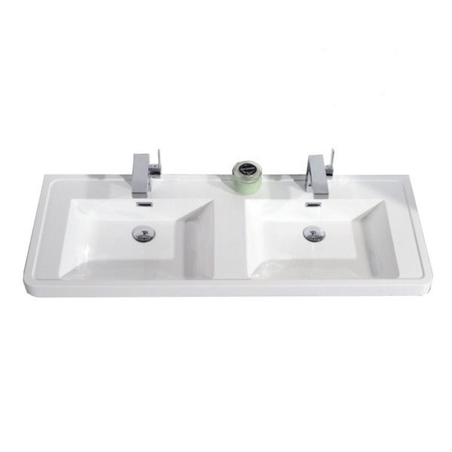 Раковина из искусственного мрамора BelBagno EA-1200-2-LVB, 120 x 48 x 14 см, сифоном не комплектуется