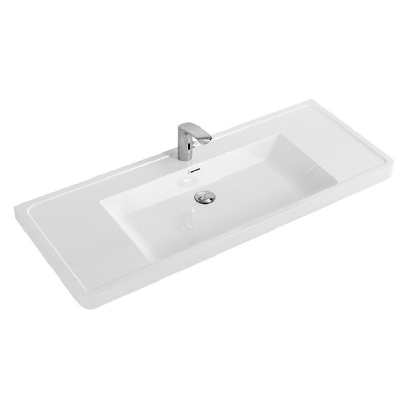 Раковина BelBagno Ancona-N EA-1200-LVB120, искусственный мрамор, цвет белый