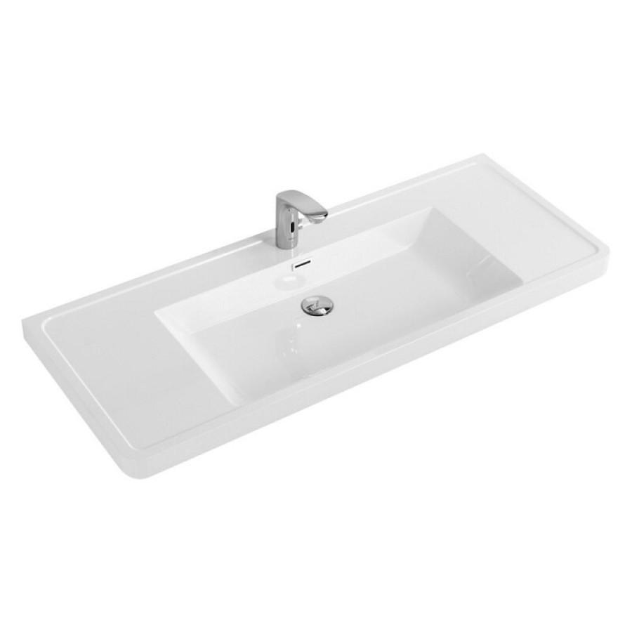 Раковина BelBagno Ancona-N EA-1200-LVB120, искусственный мрамор, цвет белый