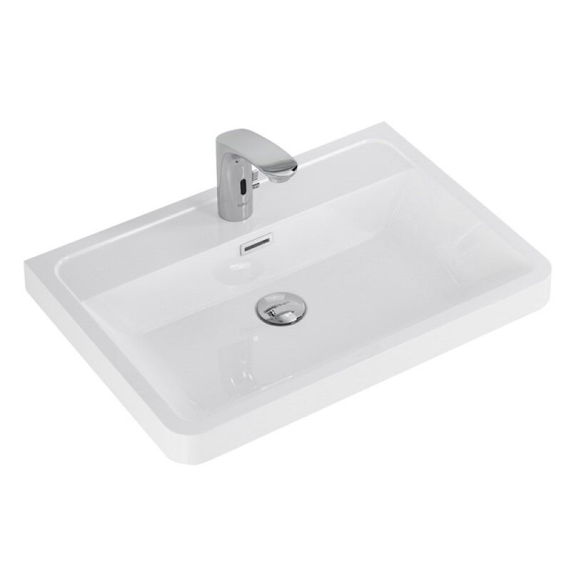 Раковина BelBagno Ancona-N EA-600-LVB 60, искусственный мрамор, цвет белый