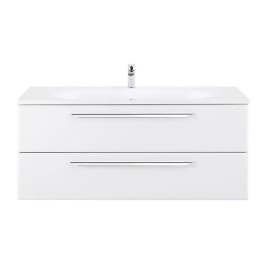 Тумба под раковину Cezares Eco-900-2C-SO-BL, 90 см, подвесная, bianco lucido