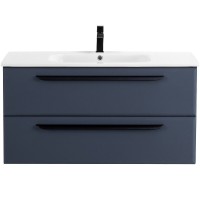 Тумба под раковину Cezares Eco-Cer-1200-2C-SO-GR-P, 120 см, подвесная, grafito