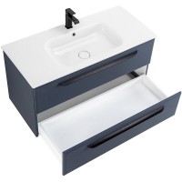 Тумба под раковину Cezares Eco-Cer-1200-2C-SO-GR-P, 120 см, подвесная, grafito
