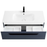 Тумба под раковину Cezares Eco-Cer-1200-2C-SO-GR-P, 120 см, подвесная, grafito