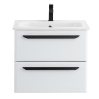 Тумба под раковину Cezares Eco-CER-600-2C-SO-BO, 60 см, подвесная, bianco opaco