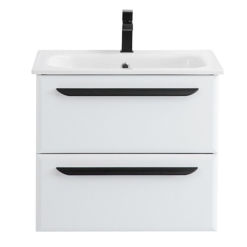 Тумба под раковину Cezares Eco-CER-600-2C-SO-BO, 60 см, подвесная, bianco opaco