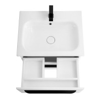 Тумба под раковину Cezares Eco-CER-600-2C-SO-BO, 60 см, подвесная, bianco opaco