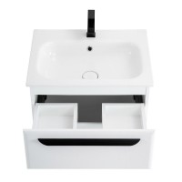 Тумба под раковину Cezares Eco-CER-600-2C-SO-BO, 60 см, подвесная, bianco opaco