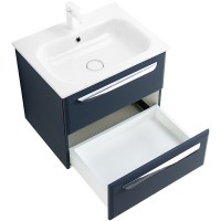 Тумба под раковину Cezares Eco-CER-600-2C-SO-GR-P, 60 см, подвесная, grafito