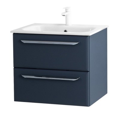 Тумба под раковину Cezares Eco-CER-600-2C-SO-GR-P, 60 см, подвесная, grafito