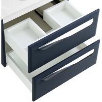 Тумба под раковину Cezares Eco-CER-600-2C-SO-GR-P, 60 см, подвесная, grafito